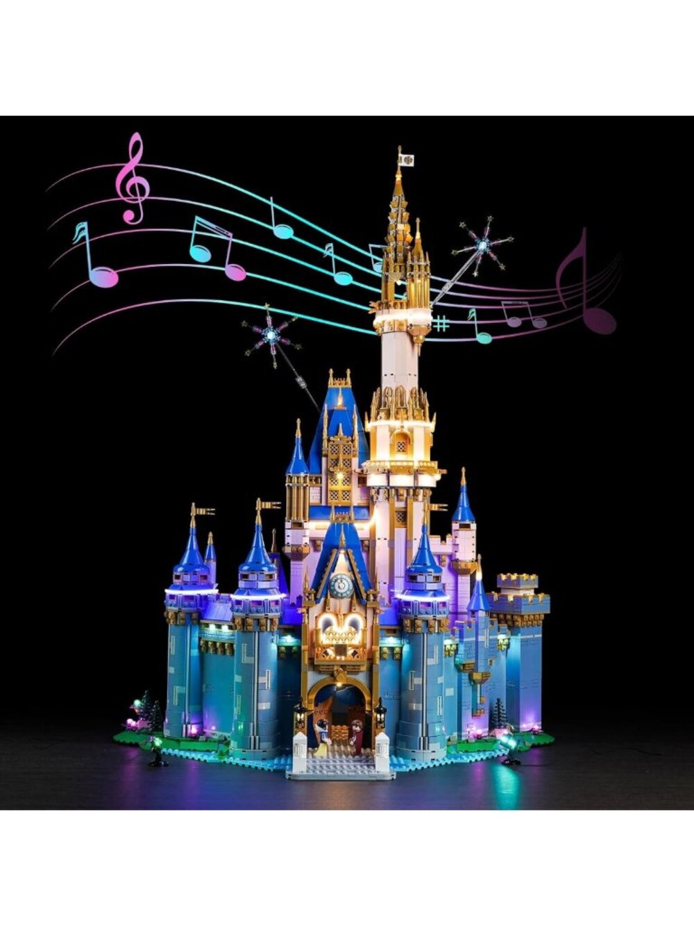 Creative LED Light Kit for LEGO Castle - Upgraded Music Version Accessories